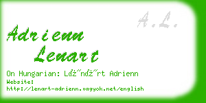 adrienn lenart business card